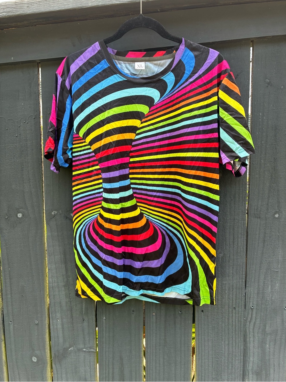 Rainbow Spiral Tee - Multicolor